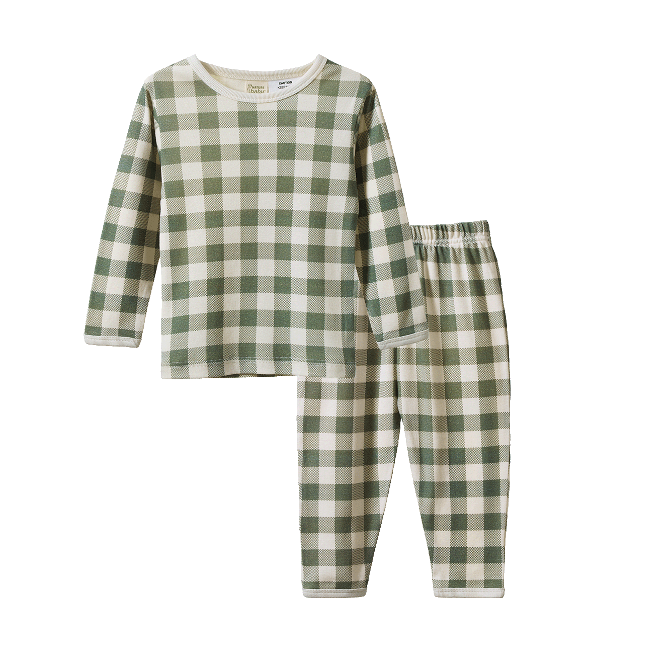 2PC LONG SLEEVE PYJAMAS | Crispin Check-Web-front