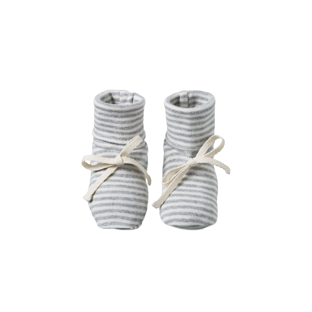 BOOTIES | Grey Marl Stripe-Web-front