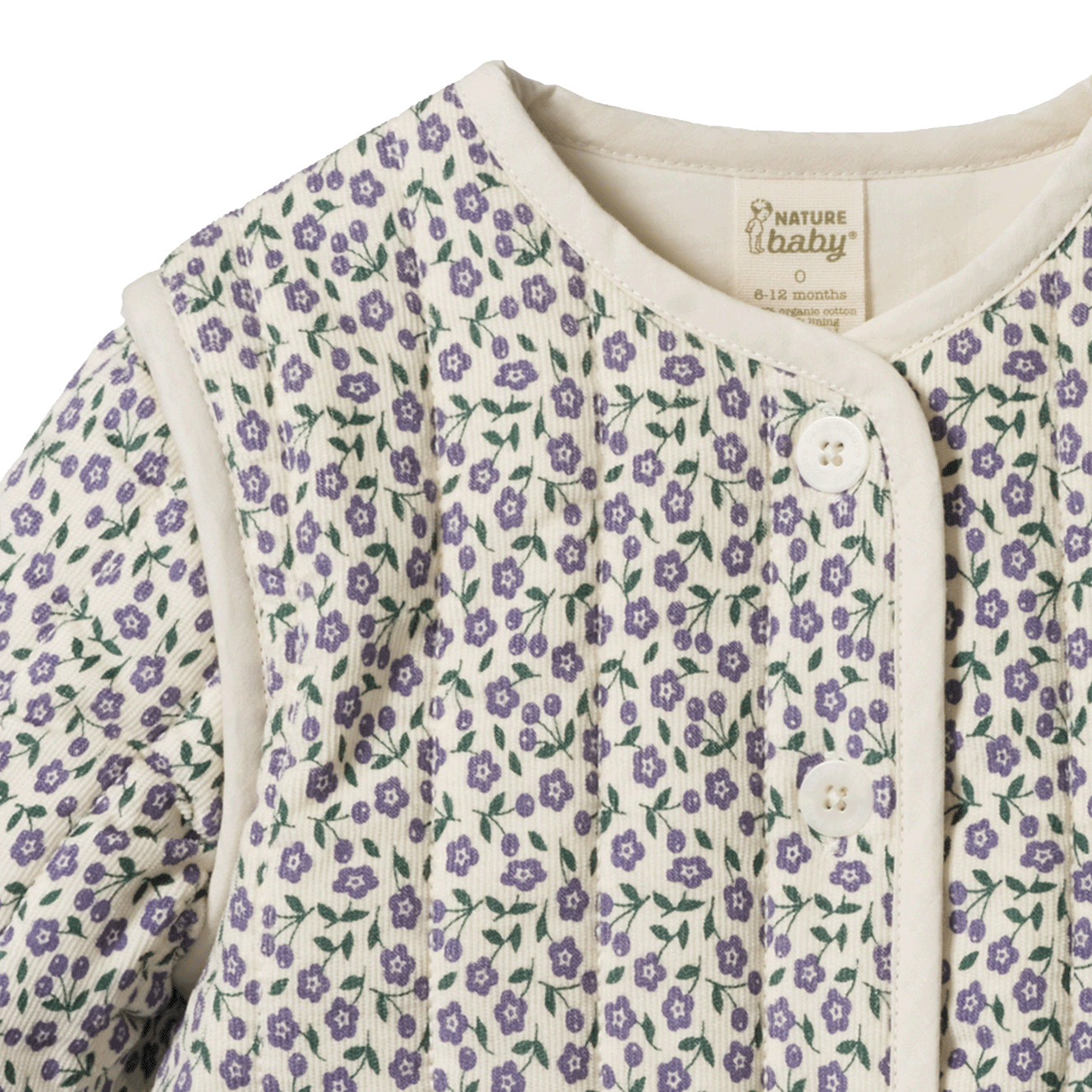 EDITH QUILTED JACKET | Briarwood Heron Print-Extra Img - 4