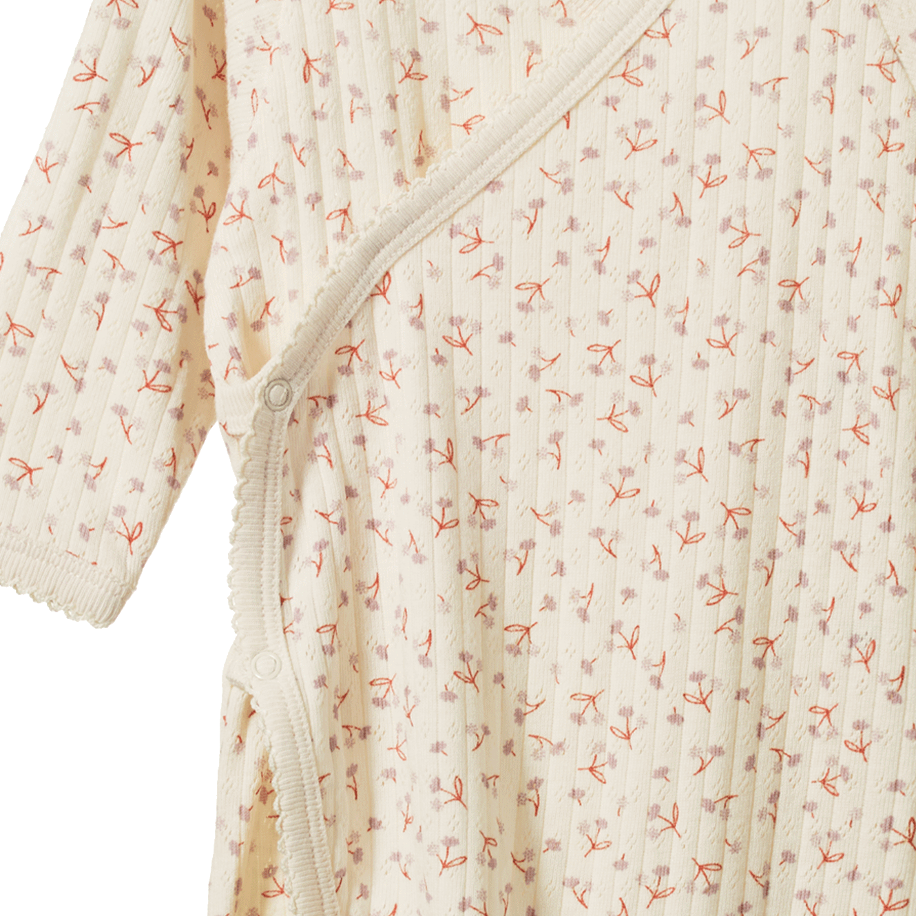 KIMONO STRETCH & GROW POINTELLE | Dandelion Print-Extra Img - 2