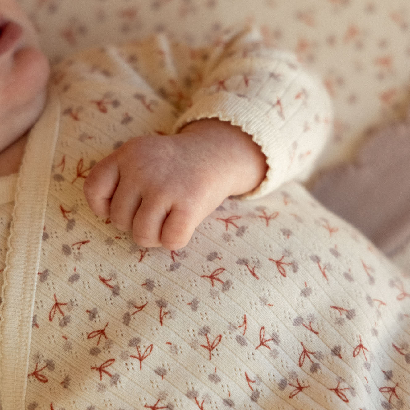 KIMONO STRETCH & GROW POINTELLE | Dandelion Print-Extra Img - 3