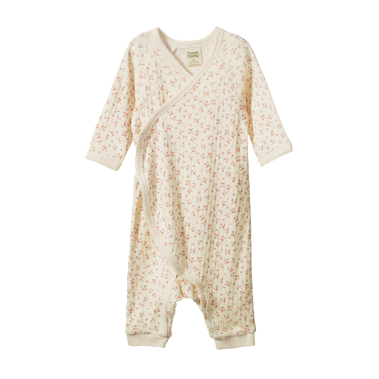 KIMONO STRETCH & GROW POINTELLE | Dandelion Print-Web-front