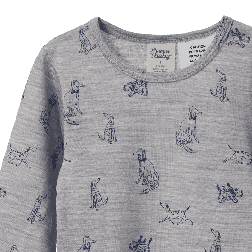 MER ESS 2PC PYJAMAS | Best Friend Print Merino-Extra Img - 3