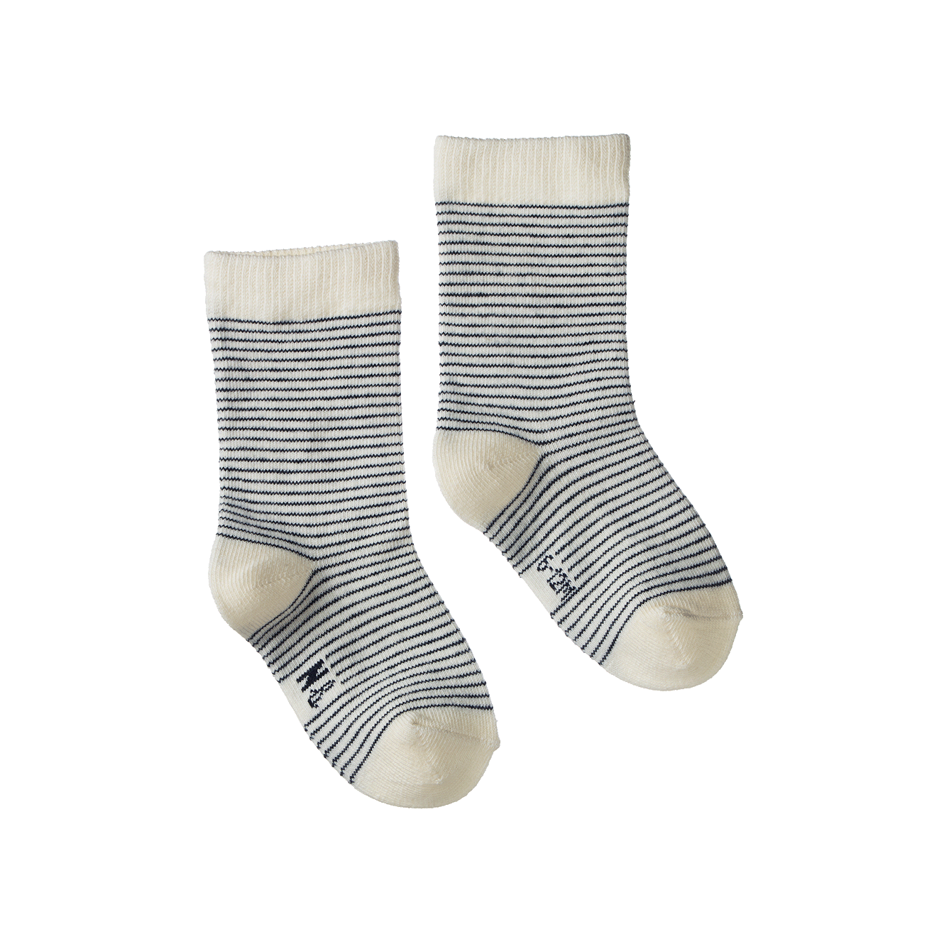 ORGANIC COTTON SOCKS | Navy Stripe-Web-front