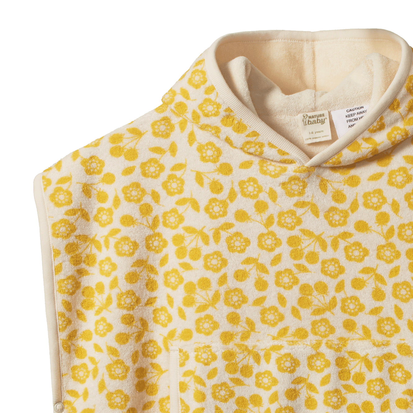 PONCHO TOWEL | Kitchen Garden Freesia Print-Extra Img - 1