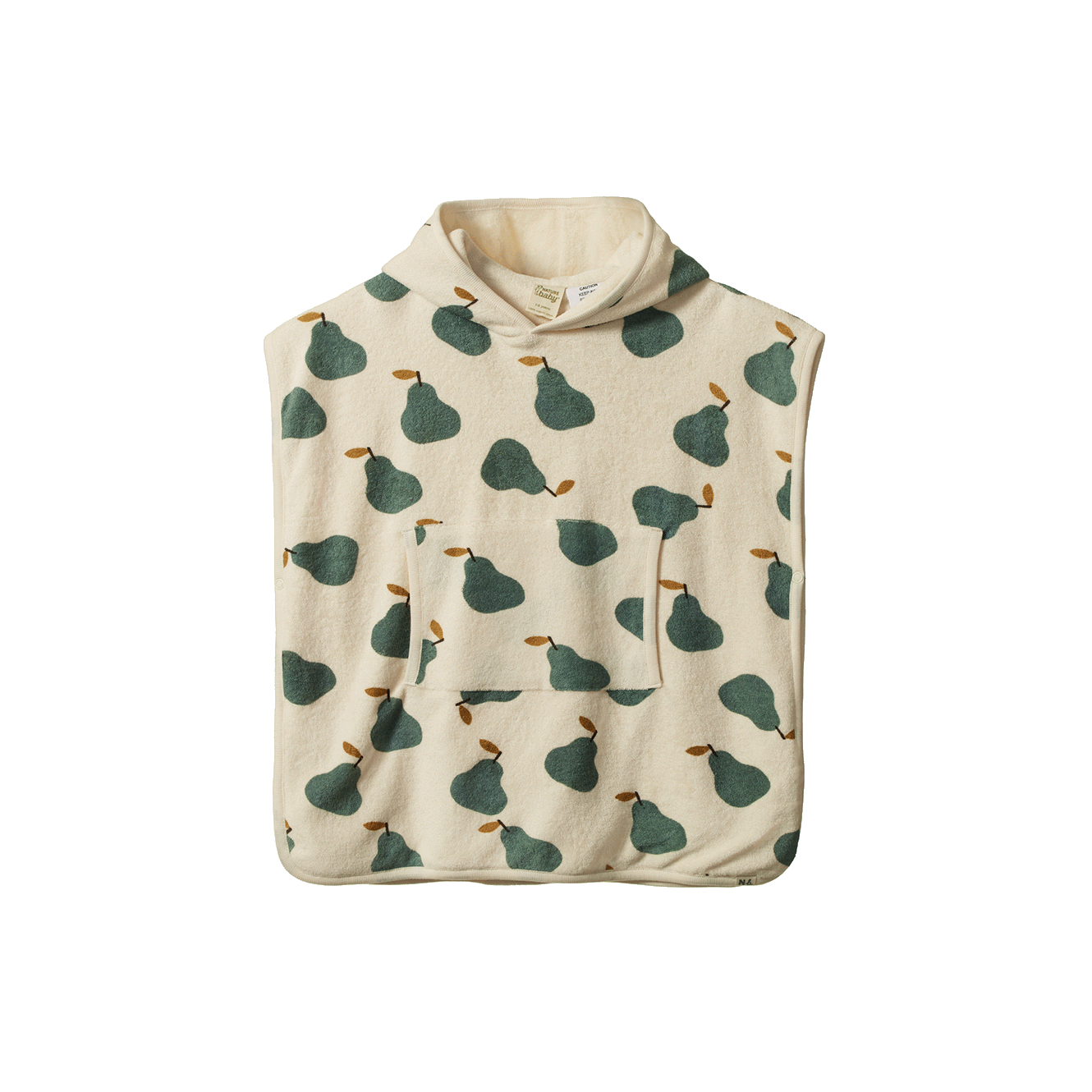 PONCHO TOWEL | Pear Print-Web-front
