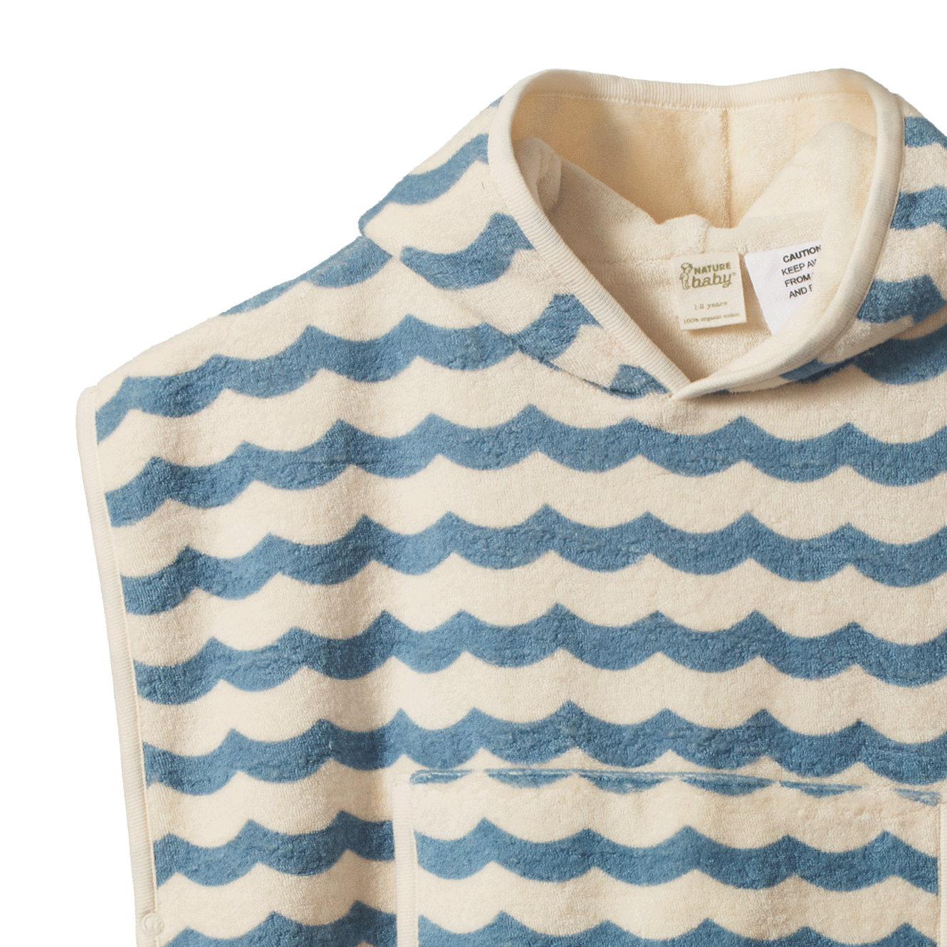 PONCHO TOWEL | Waves Print-Extra Img - 3