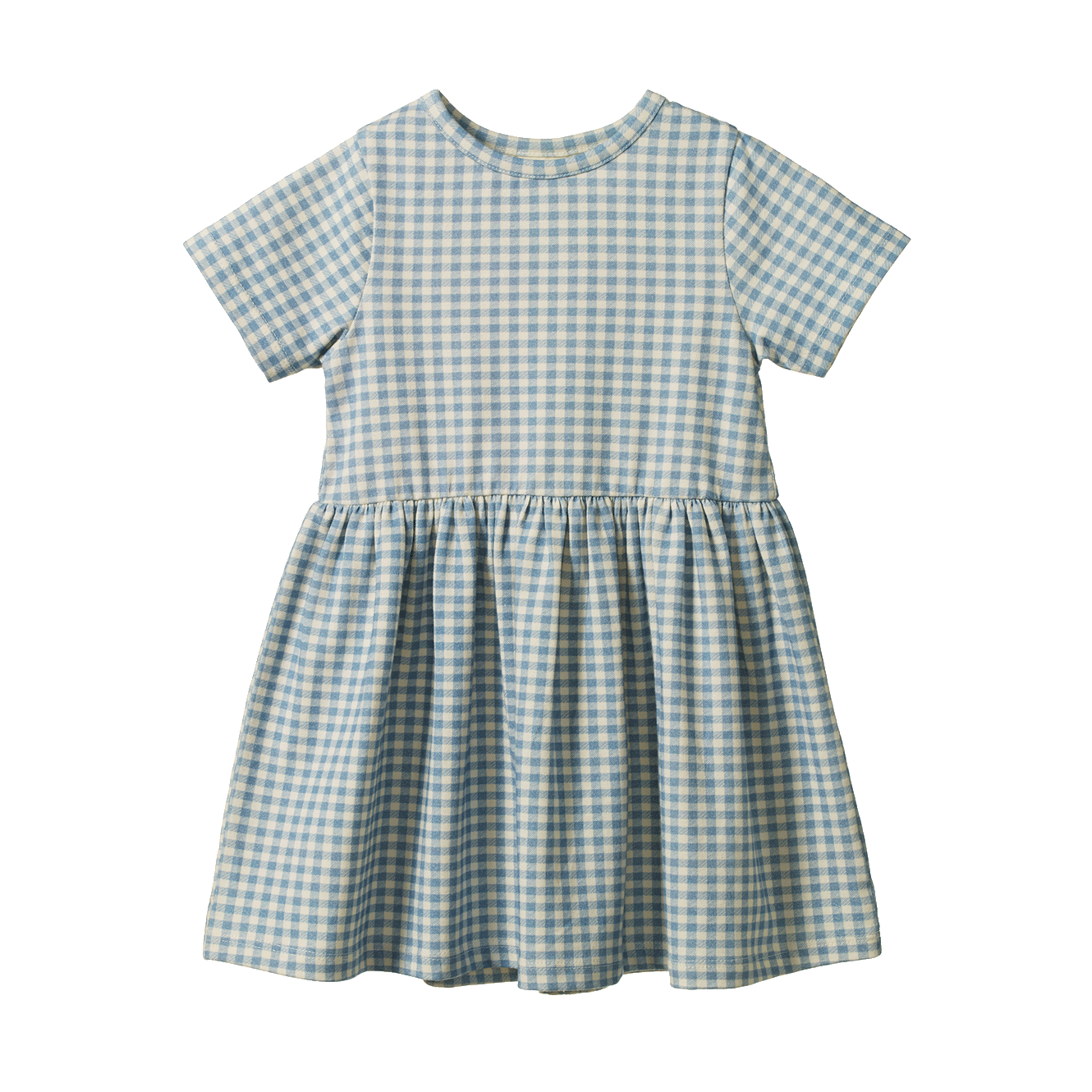 SATURDAY DRESS | Blue Gingham-Web-front