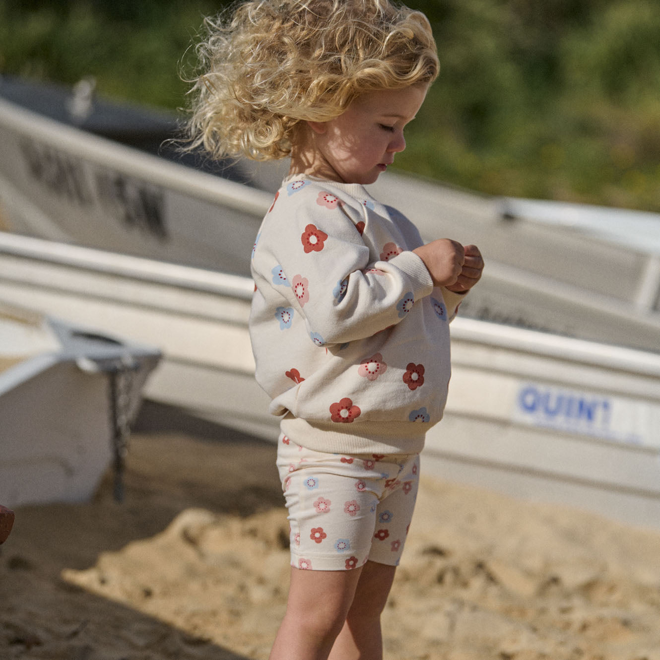 SELBY SHORTS | Petite Flora Stamp Print-Web-hover