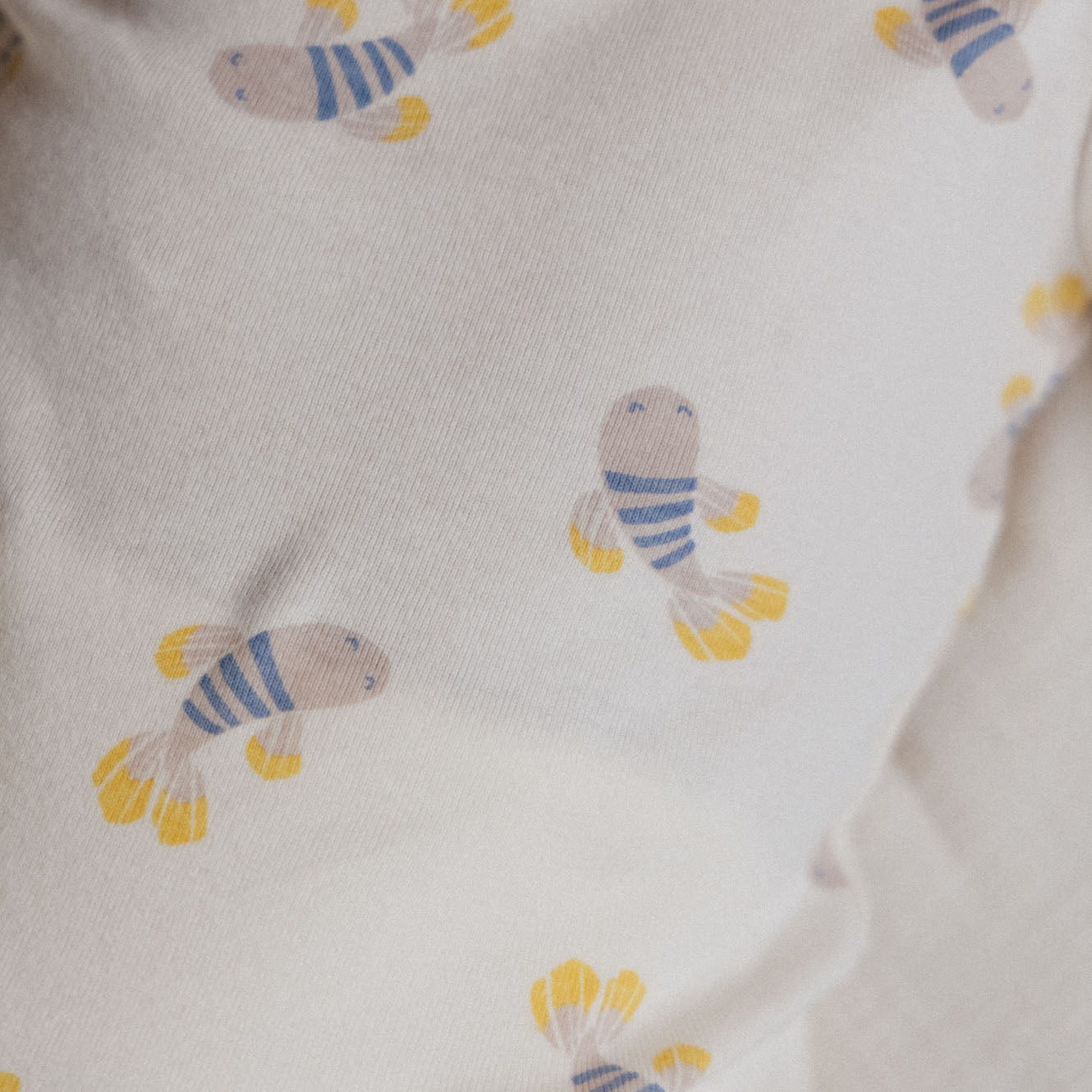 SHORT SLEEVE BODYSUIT | Fish Fable Print-Extra Img - 1