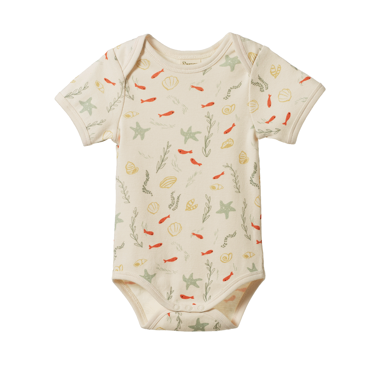 SHORT SLEEVE BODYSUIT | Snorkel Print-Web-front