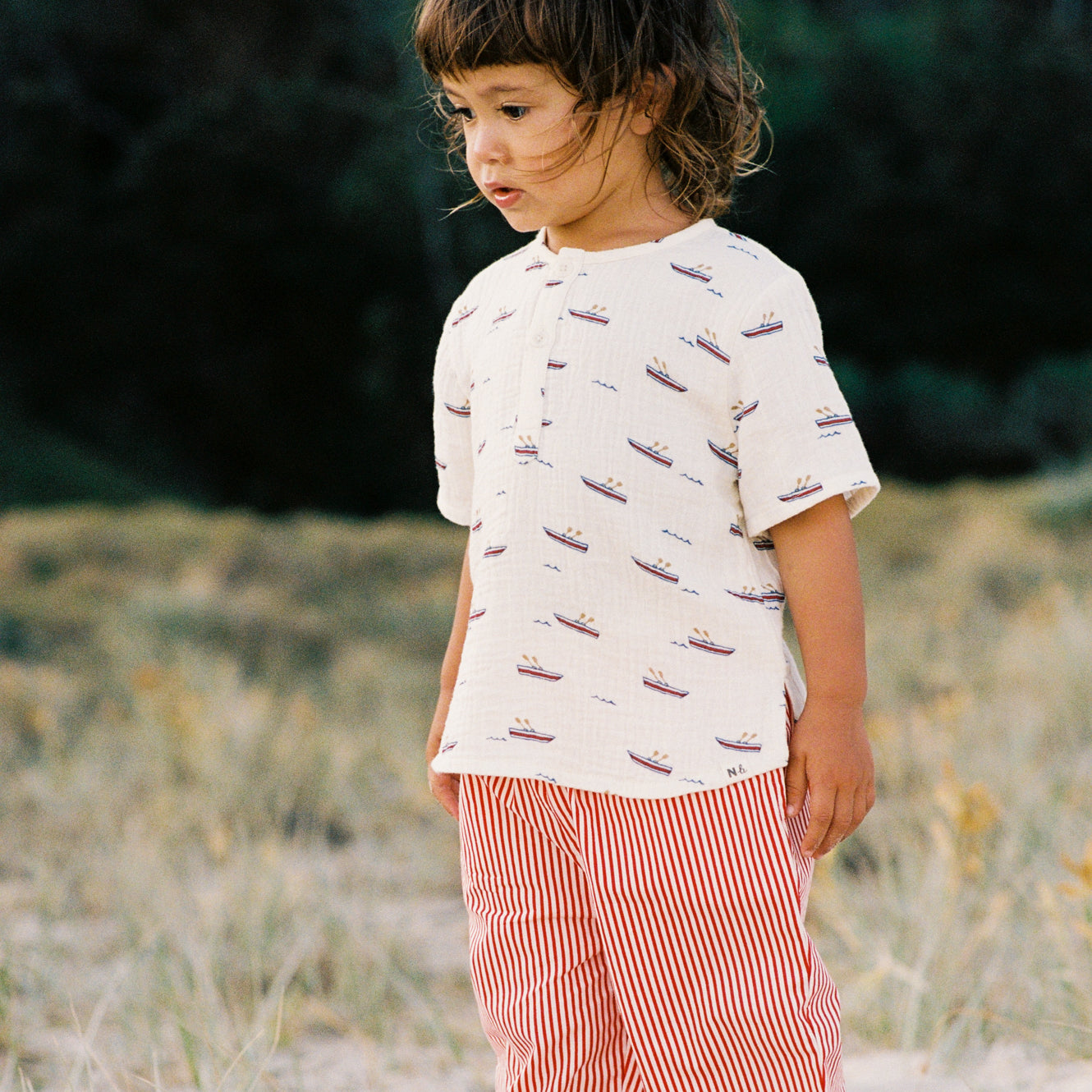 SS CARAVAN SHIRT MUSLIN | Row Boats Print-Extra Img - 2