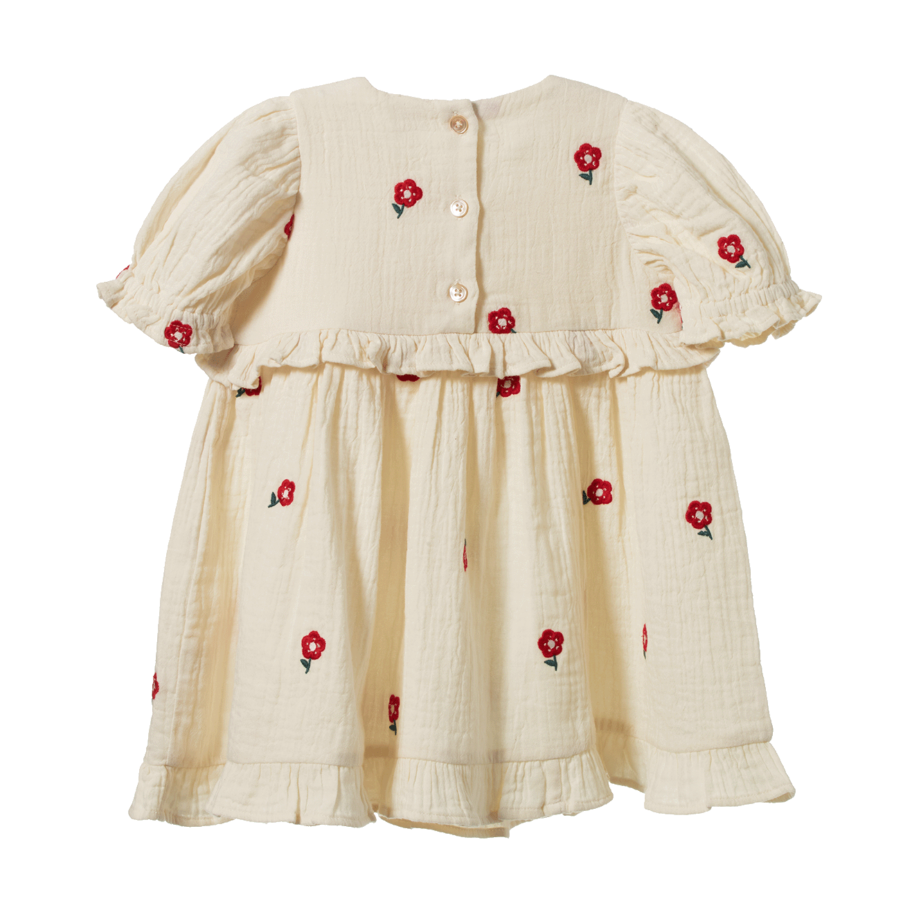 VALENTINA DRESS | Red Flora-Extra Img - 4
