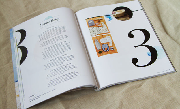 Papier Mache Magazine Feature Nature Baby - Nature Baby