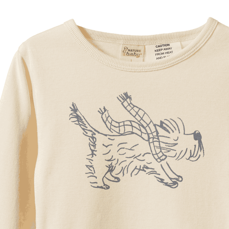 2PC LONG SLEEVE PYJAMAS | Franklin Print-Extra Img - 3