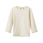 2PC LONG SLEEVE PYJAMA SET POINTELLE | Natural-Web-hover