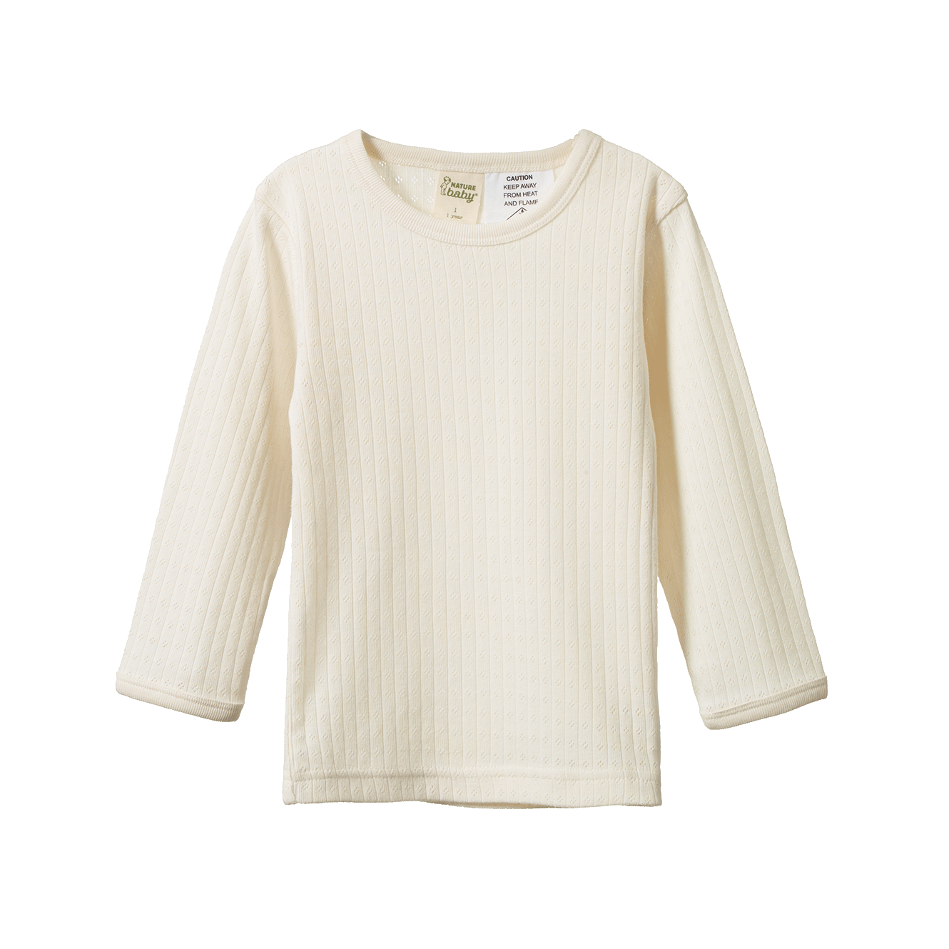 2PC LONG SLEEVE PYJAMA SET POINTELLE | Natural-Web-hover