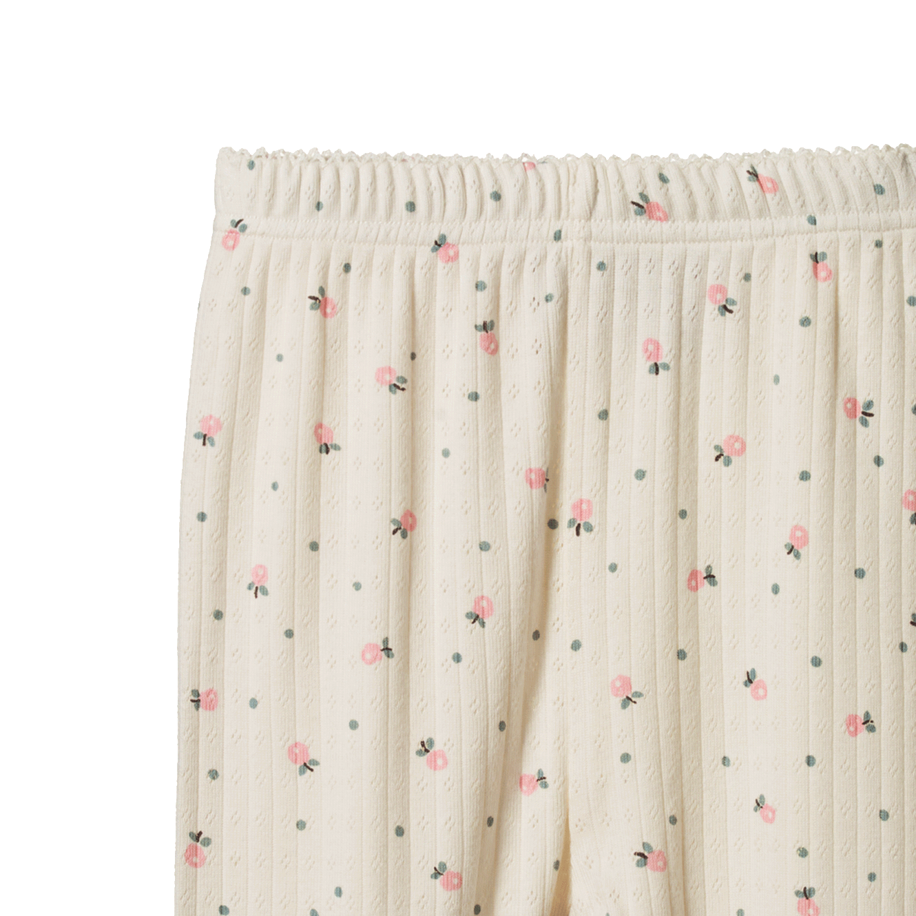 2PC LONG SLEEVE PYJAMA SET POINTELLE | Posey Blossom Print-Extra Img - 1