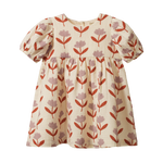 ALBERTINE DRESS MUSLIN | Fleurette Print-Web-front