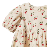 ALBERTINE DRESS MUSLIN | Strawberry Blush Print-Web-hover