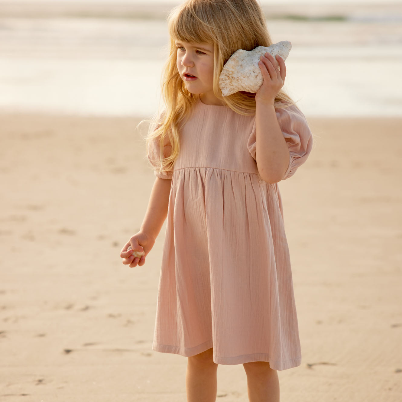 ALBERTINE DRESS | Rose Dust Crinkle-Extra Img - 2