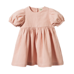 ALBERTINE DRESS | Rose Dust Crinkle-Web-front