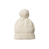ALPINE POM POM BEANIE | Natural-Web-front