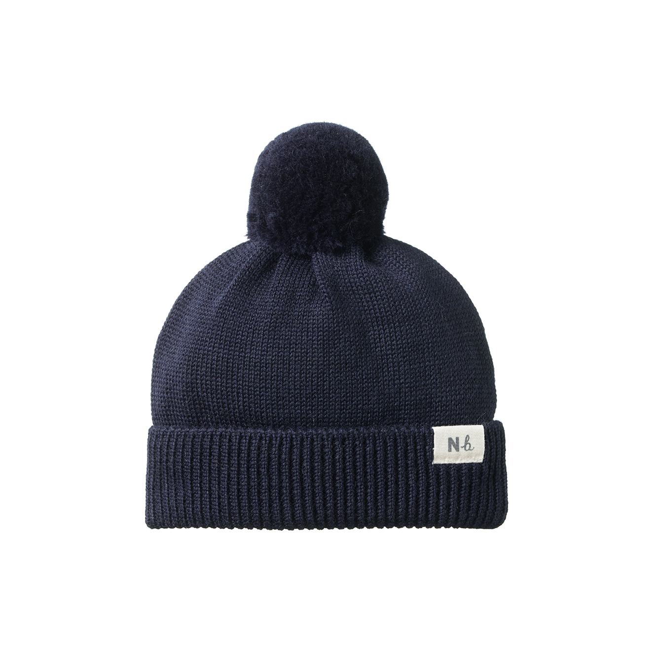 ALPINE POM POM BEANIE | Navy-Web-front