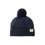 ALPINE POM POM BEANIE | Navy-Web-front