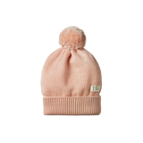 ALPINE POM POM BEANIE | Rose Dust-Web-front
