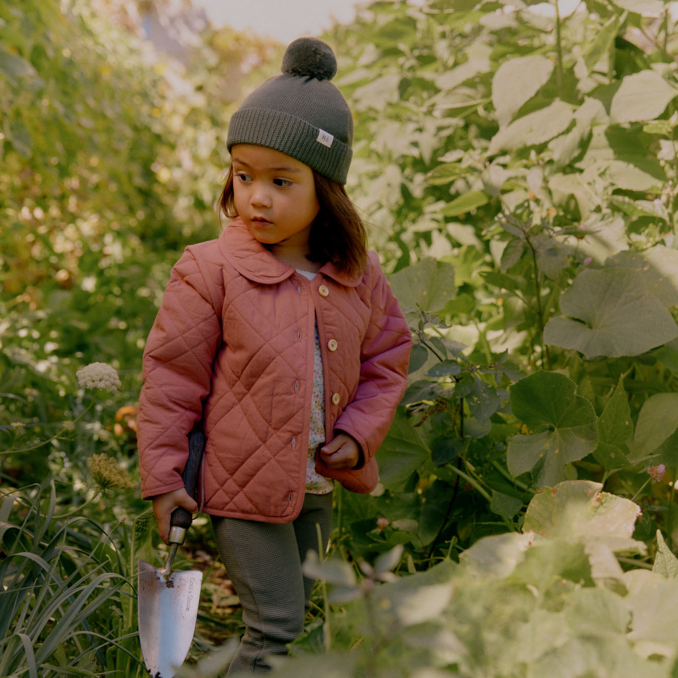 ALPINE POM POM BEANIE | Thyme-Extra Img - 1