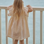 BONNIE DRESS | Golden Stripe-Extra Img - 1