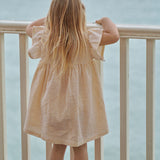 BONNIE DRESS | Golden Stripe-Extra Img - 1