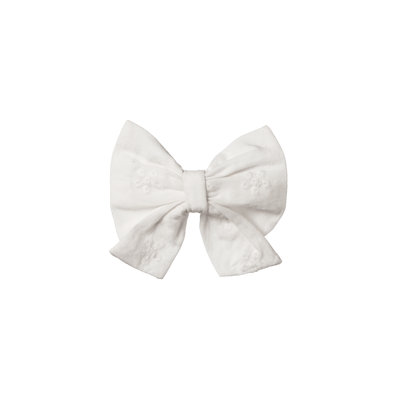 BOW HAIRCLIP | Ivory Flora-Web-front