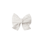 BOW HAIRCLIP | Ivory Flora-Web-front