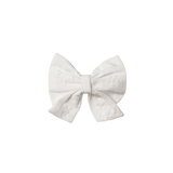 BOW HAIRCLIP | Ivory Flora-Web-front