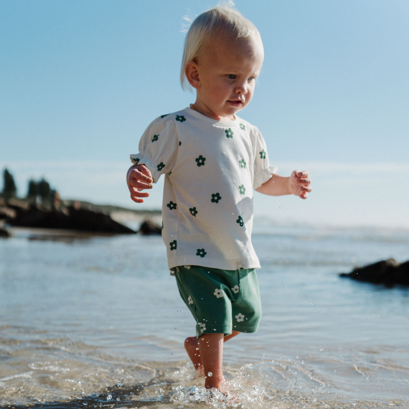 BUBBLES TEE | Flora Natural Print-Extra Img - 2