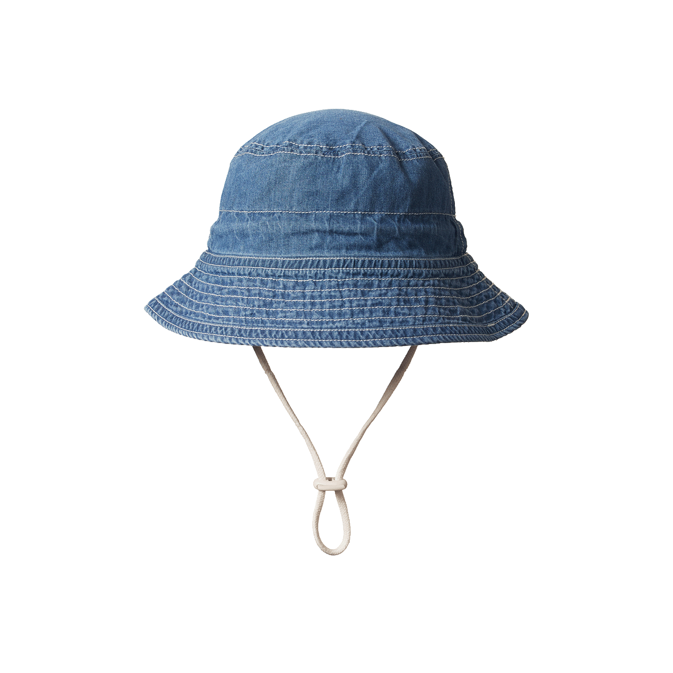 BUCKET SUNHAT CHAMBRAY | Sky-Web-front