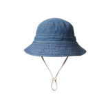 BUCKET SUNHAT CHAMBRAY | Sky-Web-front