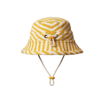 BUCKET SUNHAT TERRY | Golden Sea Stripe-Web-front