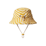 BUCKET SUNHAT TERRY | Golden Sea Stripe-Web-front
