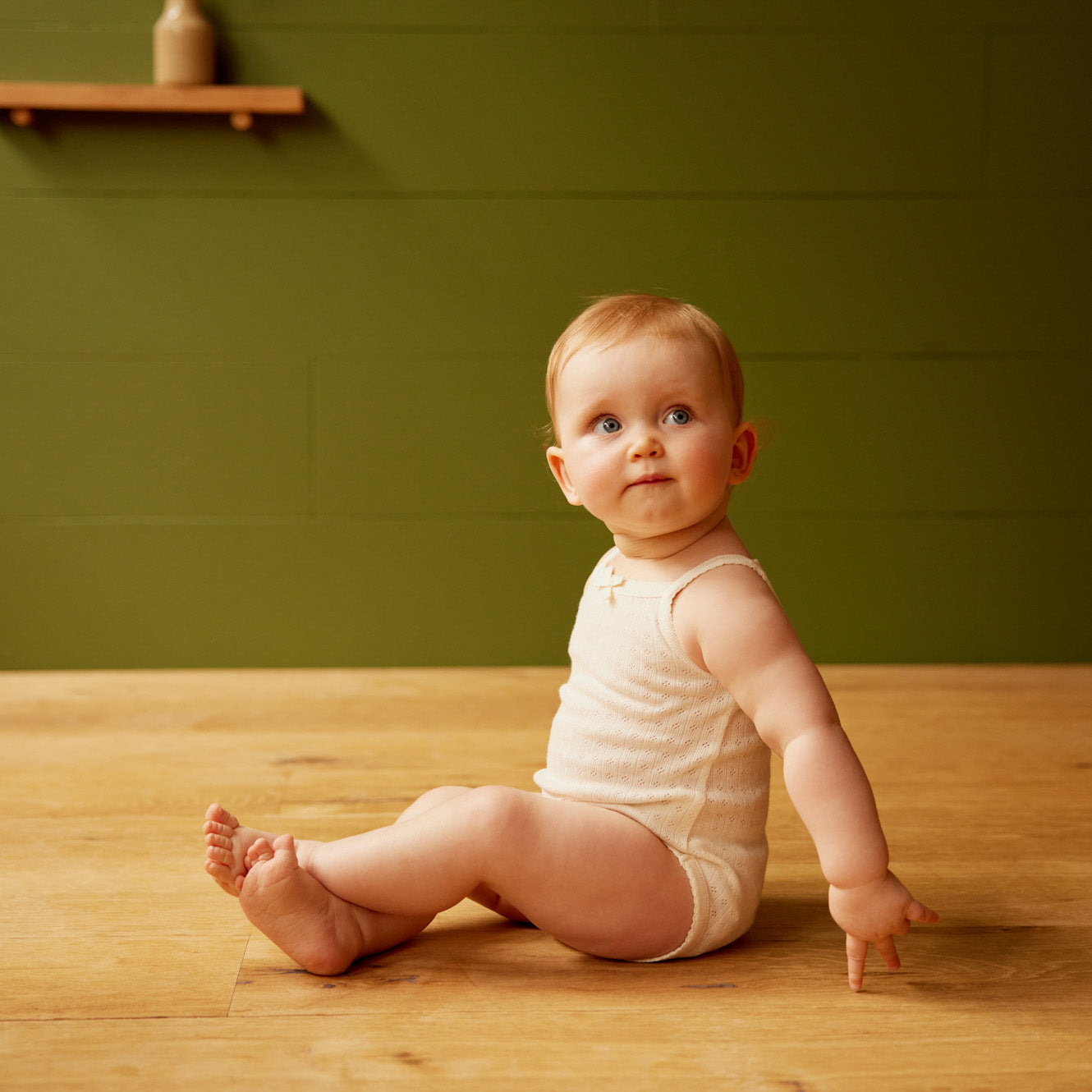 CAMISOLE BODYSUIT POINTELLE | Natural-Extra Img - 1