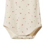 CAMISOLE BODYSUIT POINTELLE | Posey Blossom Print-Extra Img - 1