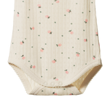 CAMISOLE BODYSUIT POINTELLE | Posey Blossom Print-Extra Img - 1