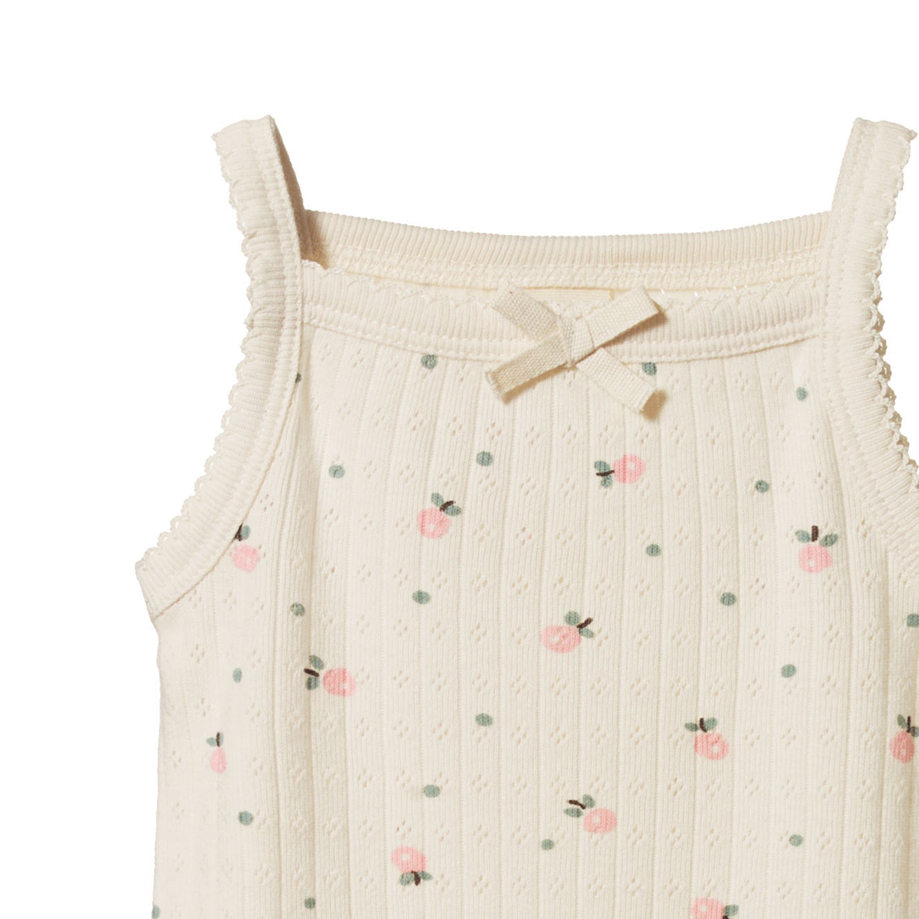 CAMISOLE BODYSUIT POINTELLE | Posey Blossom Print-Web-hover