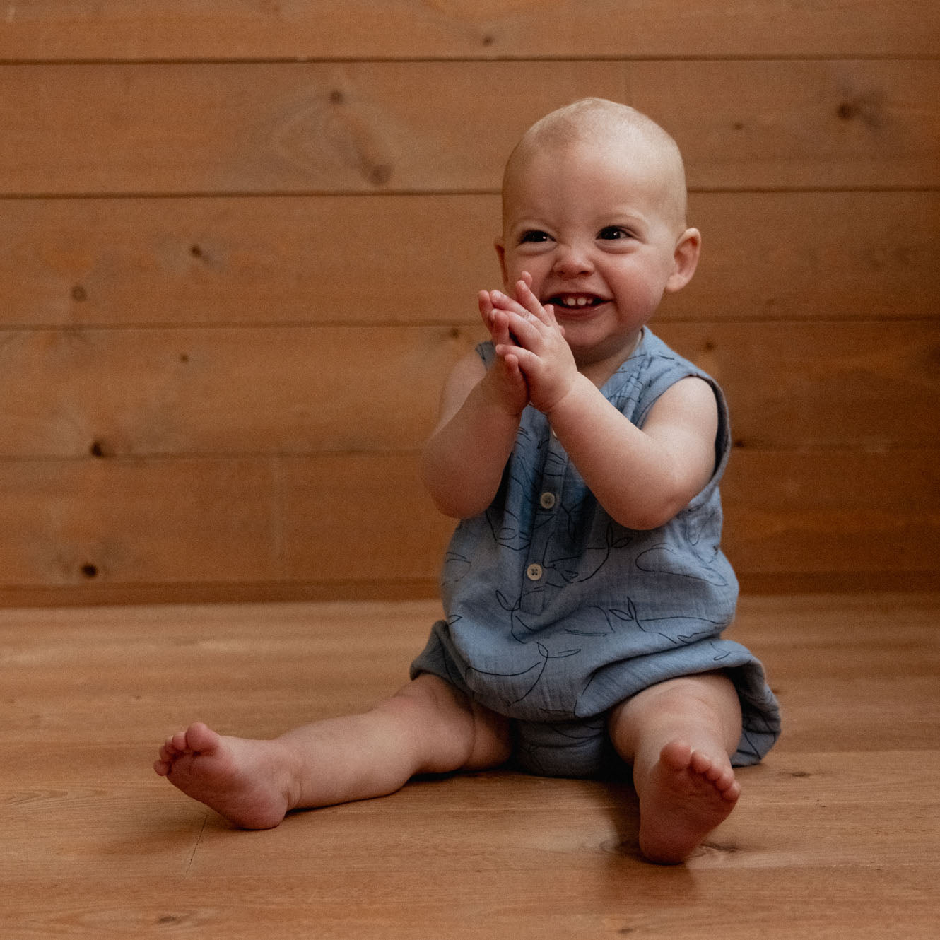 CEDAR SUIT MUSLIN | Blue Whale Print-Extra Img - 1