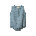 CEDAR SUIT MUSLIN | Blue Whale Print-Web-front