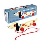 CHARLIE THE SAUSAGE DOG WOODEN PULL TOY | None-Web-hover