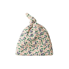 COTTON KNOTTED BEANIE | Briarwood Print-Web-front