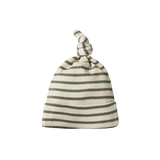 COTTON KNOTTED BEANIE | Nettle Sailor Stripe-Web-front